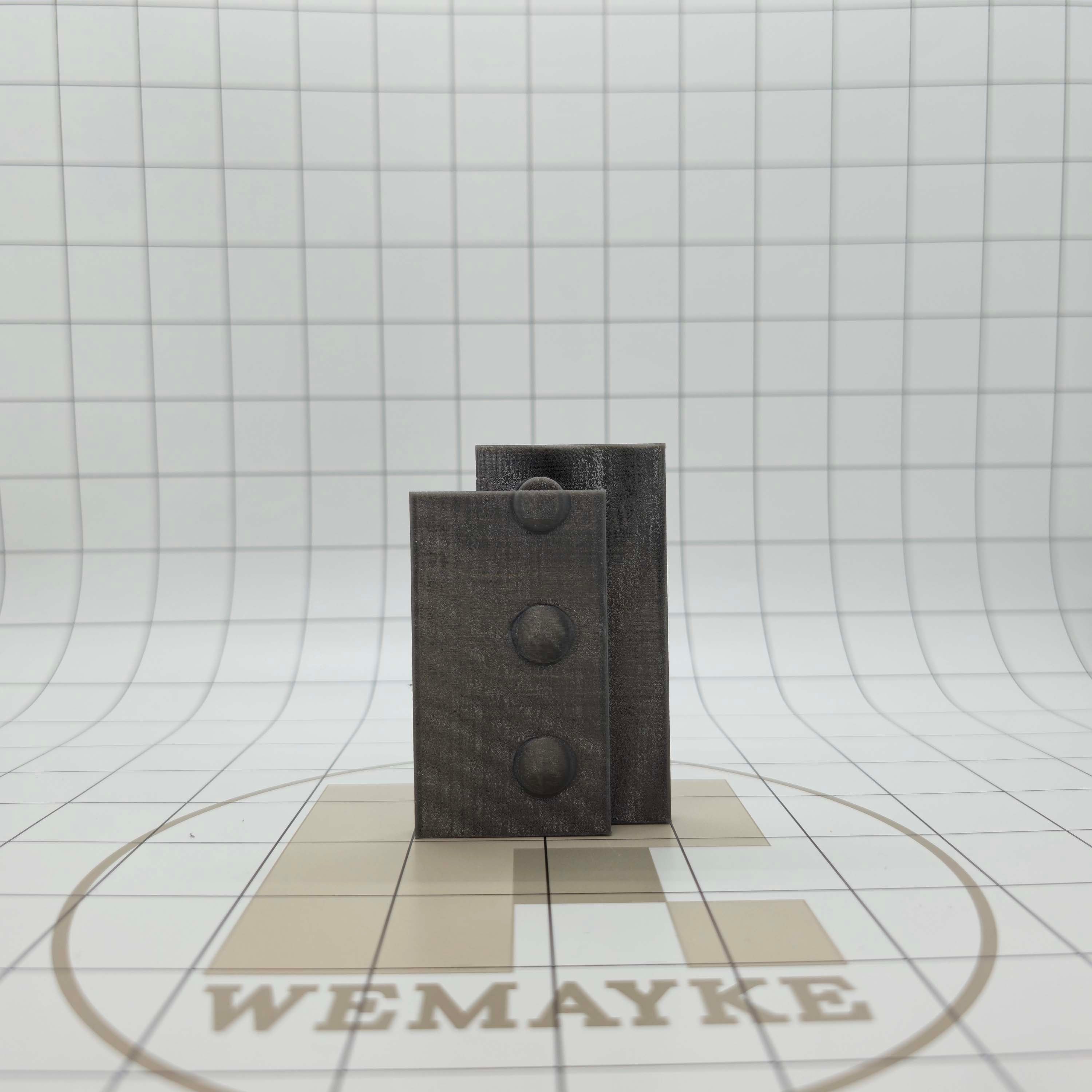 3d Printed Plastic Weld Coupons Set 42-44 (Lap Joints) *WITHOUT HOLDERS*